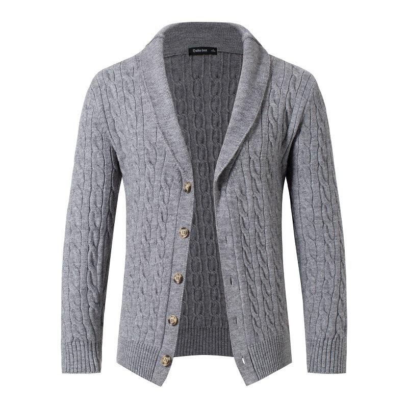 Autumn/Winter 2024 Men's Sweater Casual Single-Breasted Sweater With Lapel Men's Cardigan