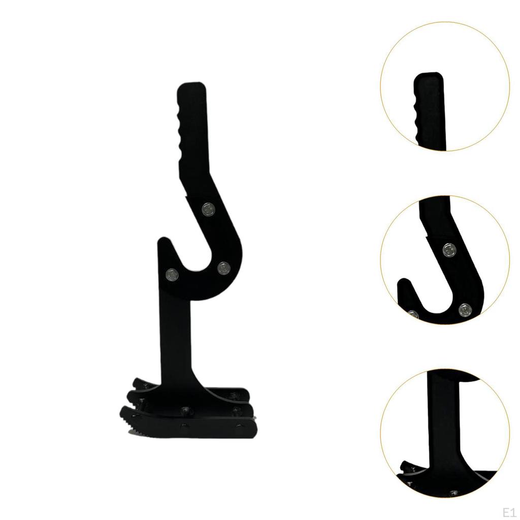 Штанга для становой тяги с нескользящей ручкой и держателем для основания