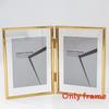 5 And 7 Inch Double Sided Transparent Fold Dual Photo Frame For Decor Home