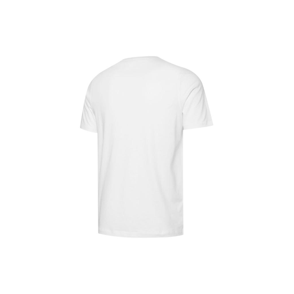 Puma Футболка Modern Basics Однотонная с вышивкой логотипа Спортивная с круглым вырезом и коротким рукавом Мужские топы Белая 847669-02