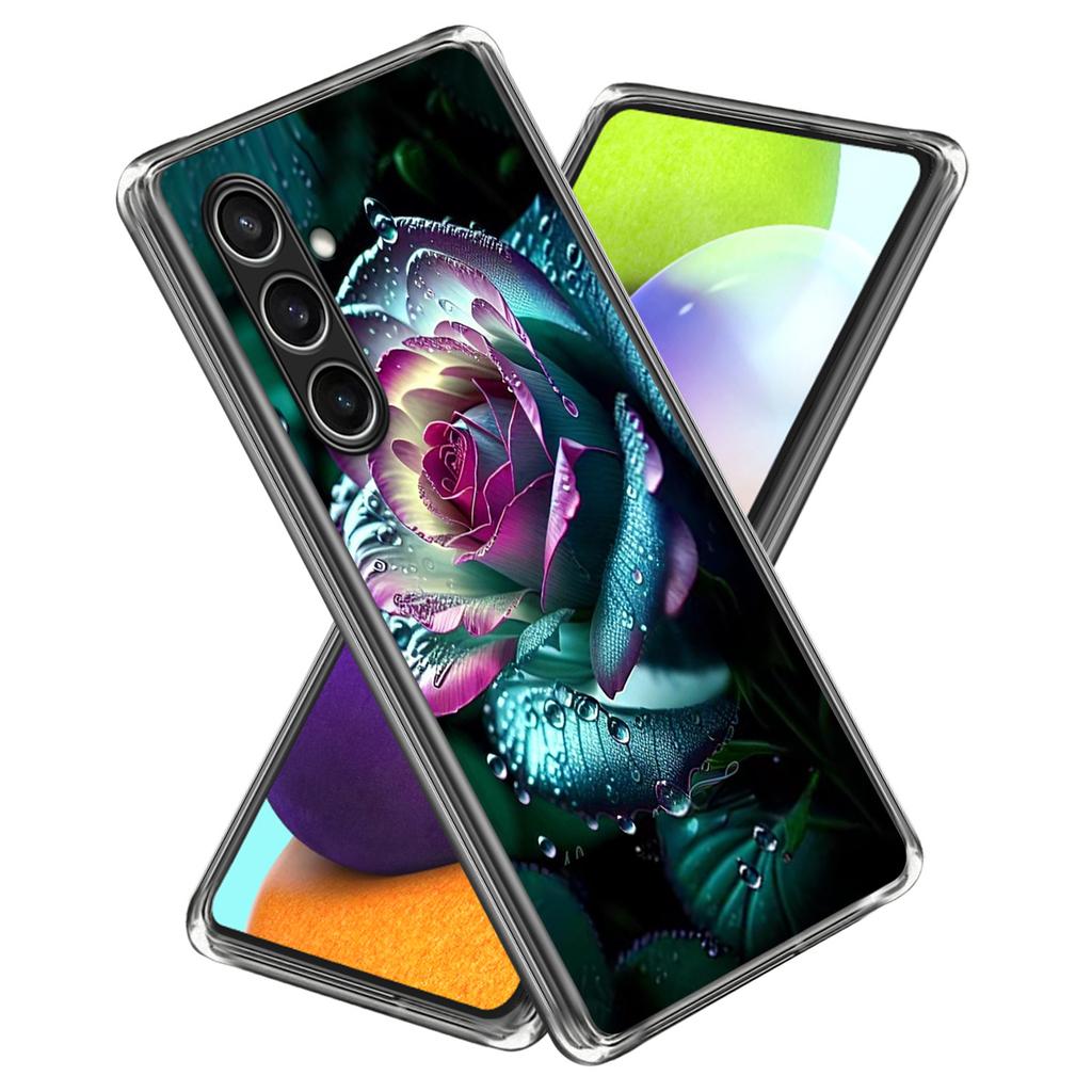 Чехол для Samsung Galaxy S24 FE, амортизирующий ТПУ, с напечатанным узором, чехол для телефона