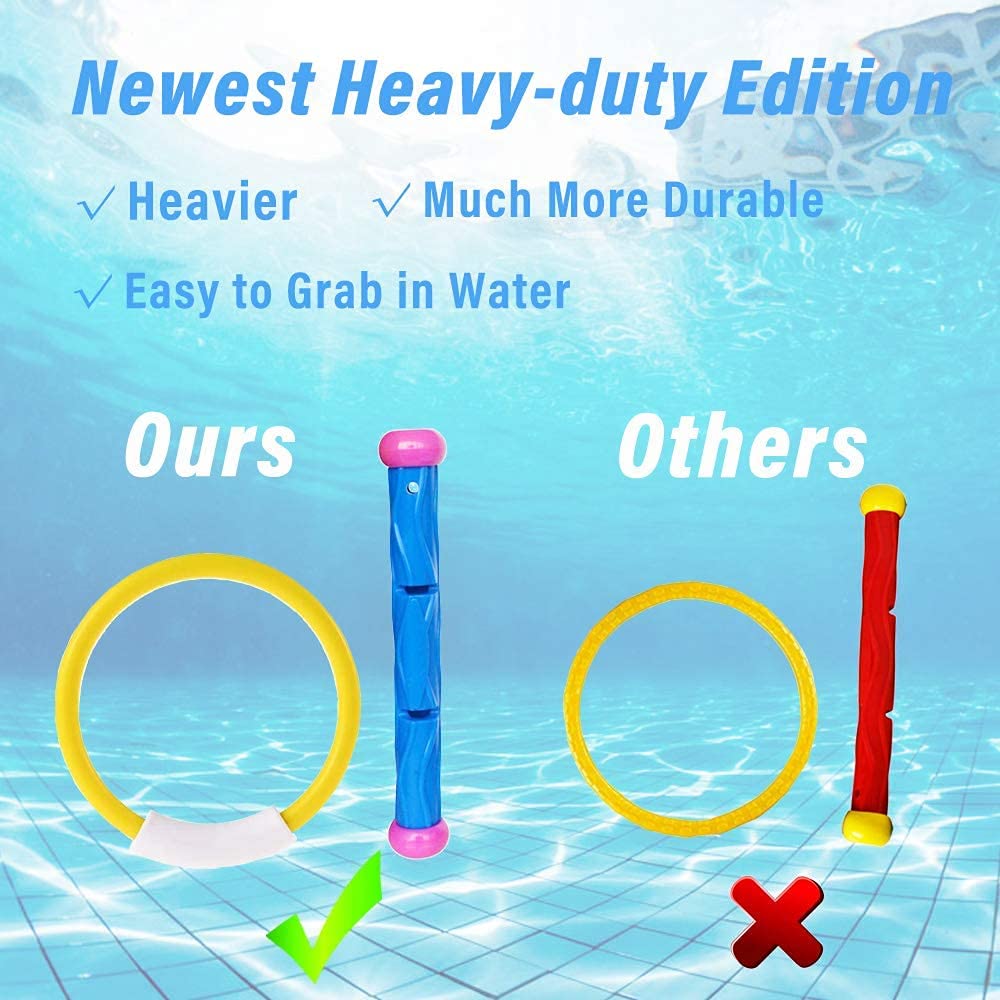 Игрушки для ныряния в бассейне для и Воды Идеально для плавания Развлекательные тонущие игрушки для плавания и тренировок Спортивная игрушка Игрушки, Плавание, Тренировки, Игра, Родитель-ребенок