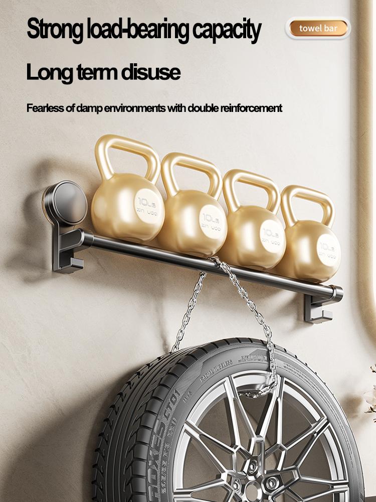 Прочная присоска для полотенец из нержавеющей стали, вешалка для полотенец для ванной комнаты, без сверления, 10 кг, прочная, водонепроницаемая, для ванной комнаты/кухни