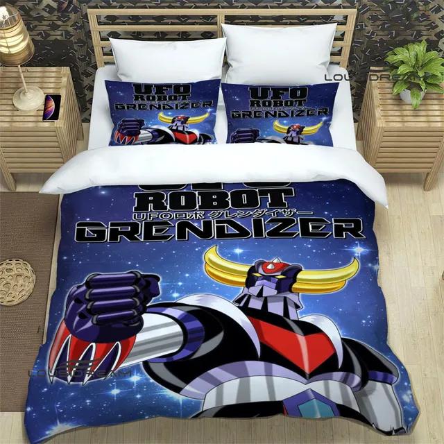Комплекты постельного белья с принтом UFO ROBO GRENDIZER GOLDORAK изысканный комплект постельного белья пододеяльник комплект постельного белья люкс