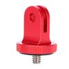 14 Mini Tripod Mount Adapter Video Action Camera Accessory Aluminum Alloy (Red)