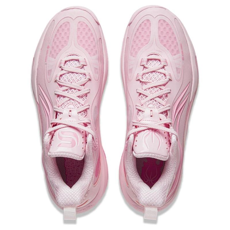 LiNing men basketball shoes pink ABPU007-4