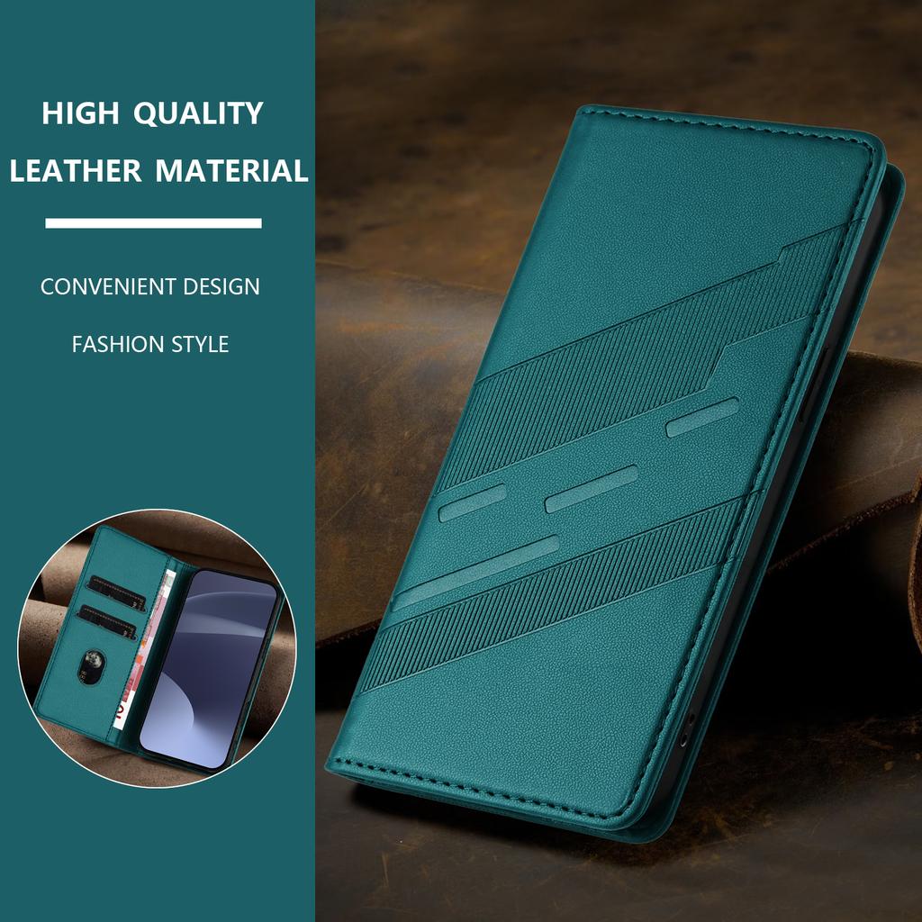 Magnetic Leather Wallet Flip Case for Vivo Y02A Y03 Y17 Y17S Y19 Y19S Y20 Y28 Y29 Y29S Y30 Y33S Y35 Y51 Y52S Y55S 4G 5G Cover