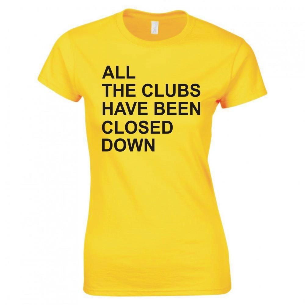 Inspired By The Specials All The Clubs Have Been Closed Down Skinny Fit TShirt