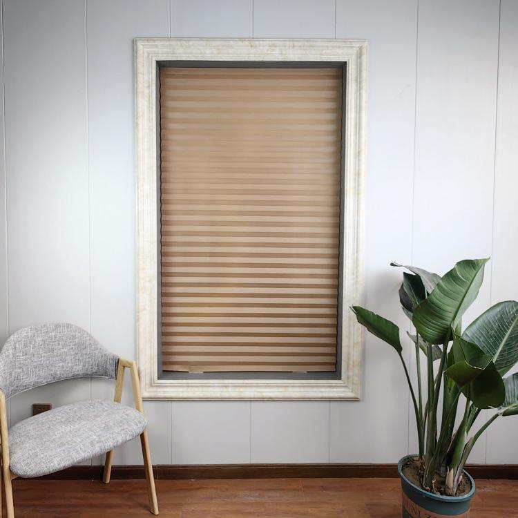Плиссированные жалюзи, занавески для приватности, самоклеящиеся солнцезащитные шторы, простые затемняющие шторы для спальни, гостиной, балкона