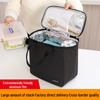 Large Capacity Insulated Lunchbox Bag Made of Oxford Cloth, Ideal for Students and Outdoor Picnics. Lightweight, with Special Zipper Closure.