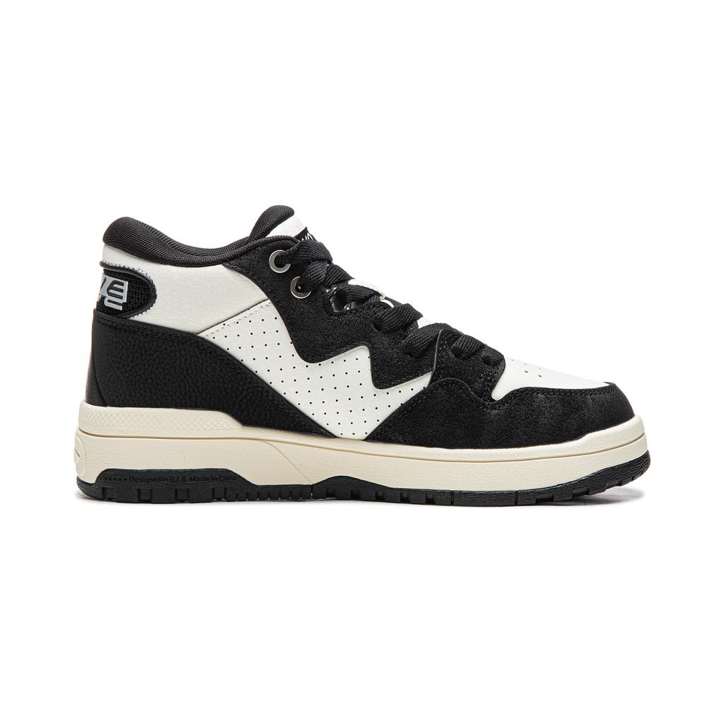 Li Ning Wave MID Термостойкие Устойчивые к истиранию Балансировочные Легкие Средняя высота Кеды для скейтбординга Унисекс Черный Шампанское Белый AGCV265-3