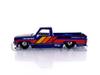 True Scale Miniature Model Car Chevrolet Silverado Kaido Works V2 Limited Edition Diecast Model Car Blue 1/64 KHMG099,
