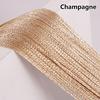 Hanging Tassel Stripe Curtain Polyester Panel Room Divider Line Curtain Window Blind 100*200cm