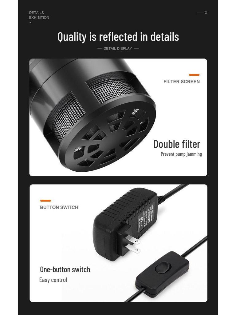 Мини-водяной насос 12В: Напор 15м, Погружной, Самозаливной 220В для Штроборезов/Резчиков