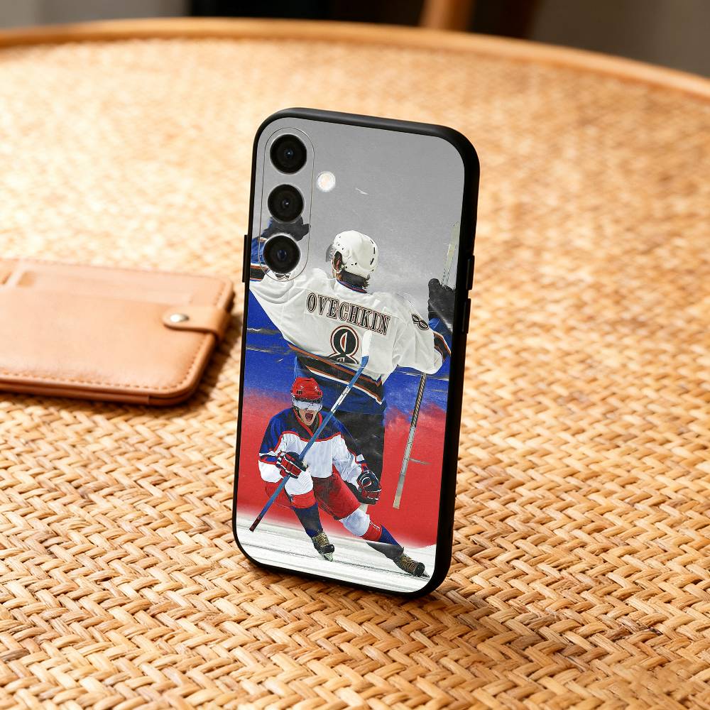 H-Hockey P-Player A-Alex Ovechkin Phone Case For Samsung A73,72,71,53,52,51,22,91,80, Soft Black Cover