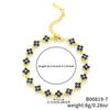 Hot-selling, four-leaf clover bracelet Shein popular color zircon European and American fashion design luxury jewelry