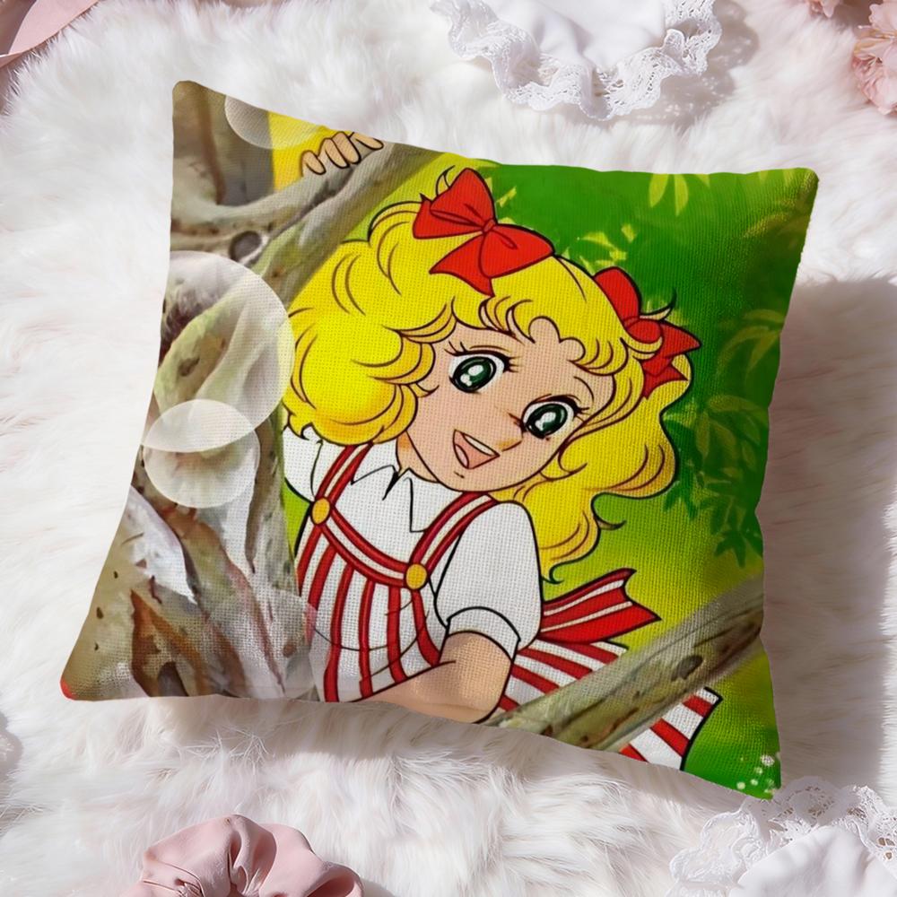 Anime C-Candy Candy Cushion Cover Premium Comfort Reversible Pillow Cove -Two in One Design for Any Room & Car Interior