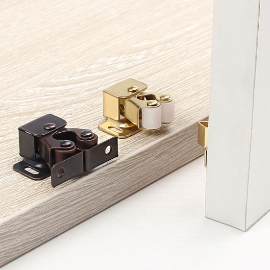 4 шт. прочный дверной замок с бусинами, тонкая работа, устойчивая к коррозии дверная фурнитура, двухколесный сенсорный замок с бусинами, шкаф