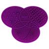 Silicon Makeup Brush Cleaning Mat Makeup Brush Cleaner Pad Cosmetic Portable Washing Tool Scrubber with Suction Cup