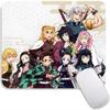 Anime Standard Mouse Pad Demon Slayer Gamer Mouse Mat Small Gaming Mousepad Travel Mouse Mats Non-Slip Office Mousemats