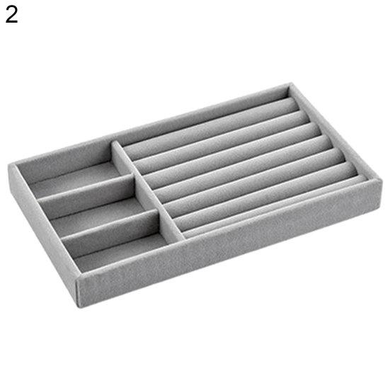Кейс для хранения Multi-Grid Прочная фланель Полезные женские Multi-Grid Фланелевые украшения Контейнер для дома