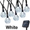Solar String Lights Outdoor Crystal Fairy Light Chritmas Garland 8 Modes Waterproof Patio Light for Garden Party Decor