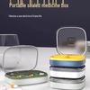 Compact Multi-Compartment Portable Pill Organizer for Daily On-the-Go Use
