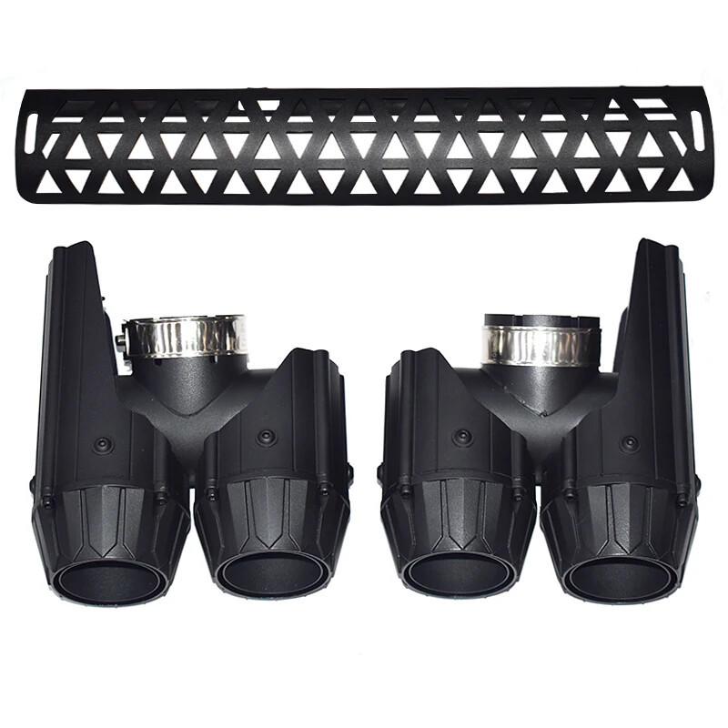 Square Exhaust Tailpipe for Land Rover Defender 90/110/130 (2020-2025)