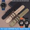 Нейлоновый холщовый ремешок для часов Ремешок для часов Casio G-SHOCK 3410 GW9400 GW9300 мужской Наручный ремешок для спортивных часов 16 мм Браслет Аксессуары