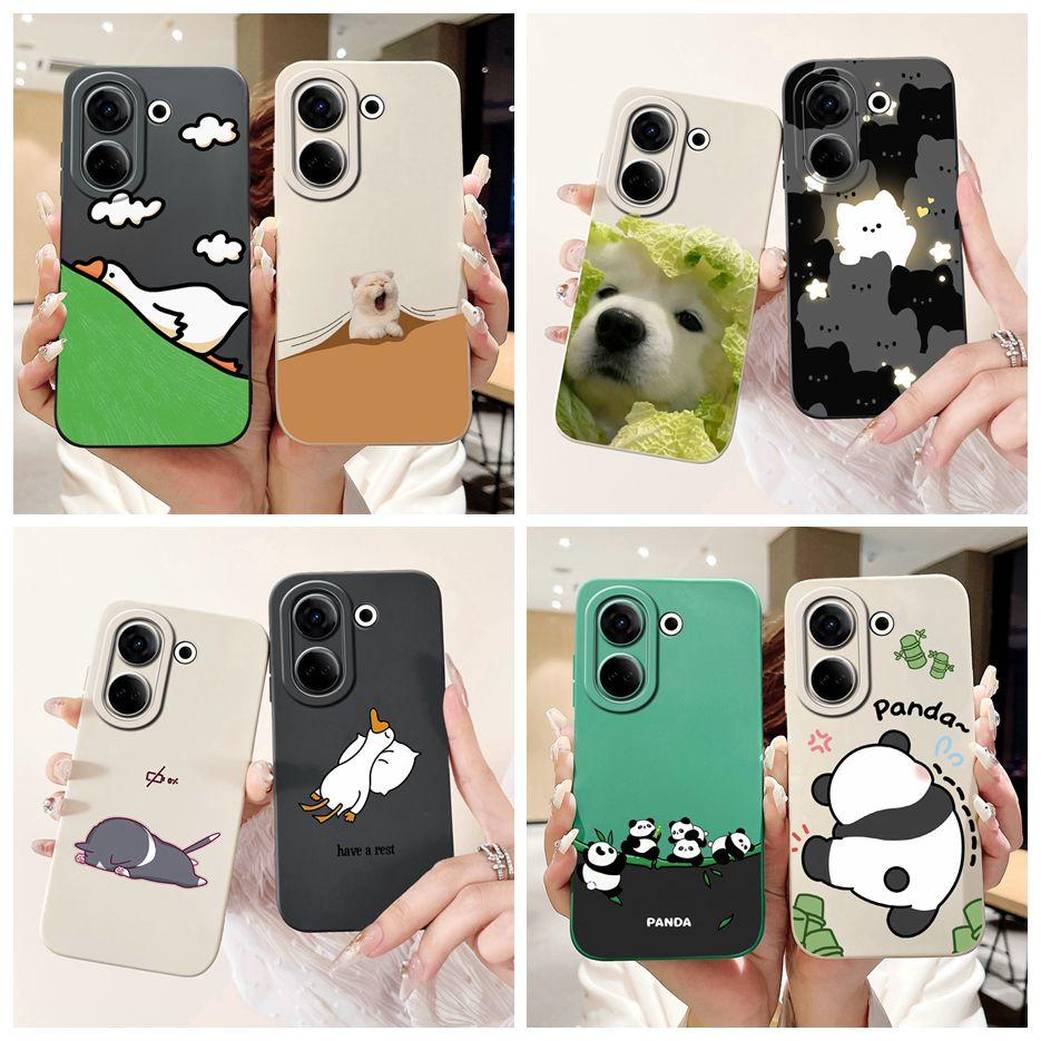 For Tecno Camon 20 Pro 5G Case CK8n Cute Animals Cartoon Cover Soft TPU Phone Case For Tecno Camon 20 Premier Camon20 Pro Bumper