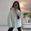Fake Two Pieces of Eiderdown Cotton-padded Jacket Women's Winter New Loose Cotton-padded Clothes Winter Lambswool Coat Cotton-padded Jacket