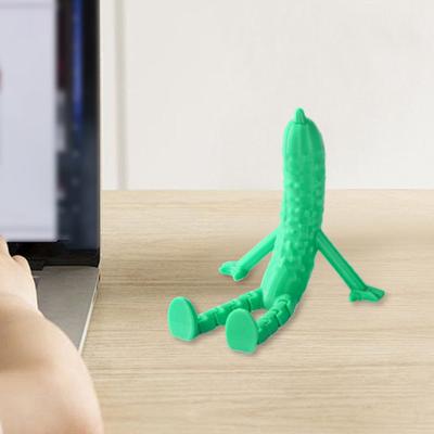 3D-печатная фигурка фрукта с подвижными ногами, подвижные суставы, банан, груша, огурец, баклажан, тыква, статуэтка, стресс, мини-овощная игрушка-фиджет