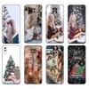 Черный чехол из ТПУ для Xiaomi Redmi 7A 8 8A 9 9A 9C, чехол Redmi Note 8T 8 Pro T Note 9 9S 9 Pro, чехол Fashion Girl Merry Christmas