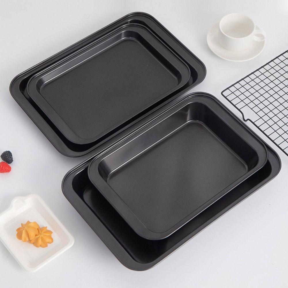 31/37/42/47cm Rectangular Baking Pan Deep/shalow Plate Loaf Pan Cookie Sheet Homemade Cakes