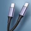 Кабель для зарядки USB C - USB C 100 Вт, кабель для зарядки Type C, кабель для быстрой зарядки, передача данных 480 Мбит/с для телефона, планшета
