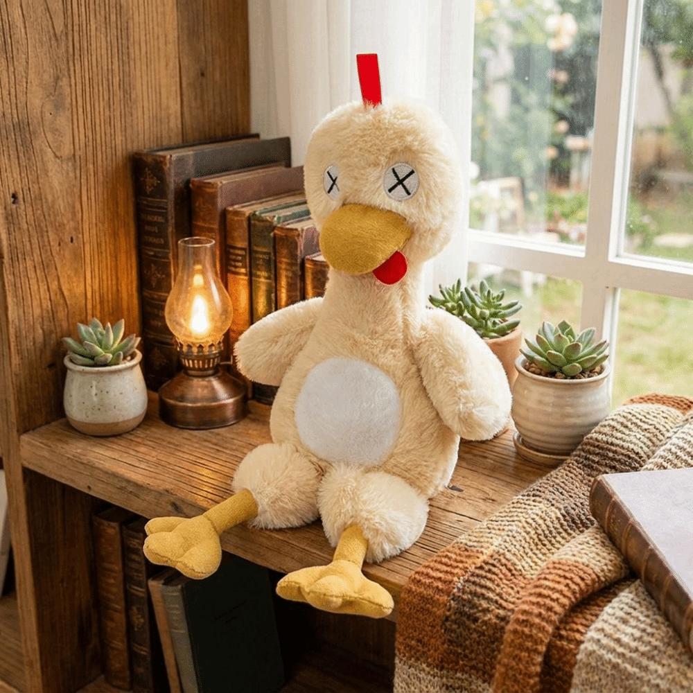 Detachable Duck Plush Toy 30cm Plush Duck Doll Ornament Stuffed Animal Doll Home Decoration