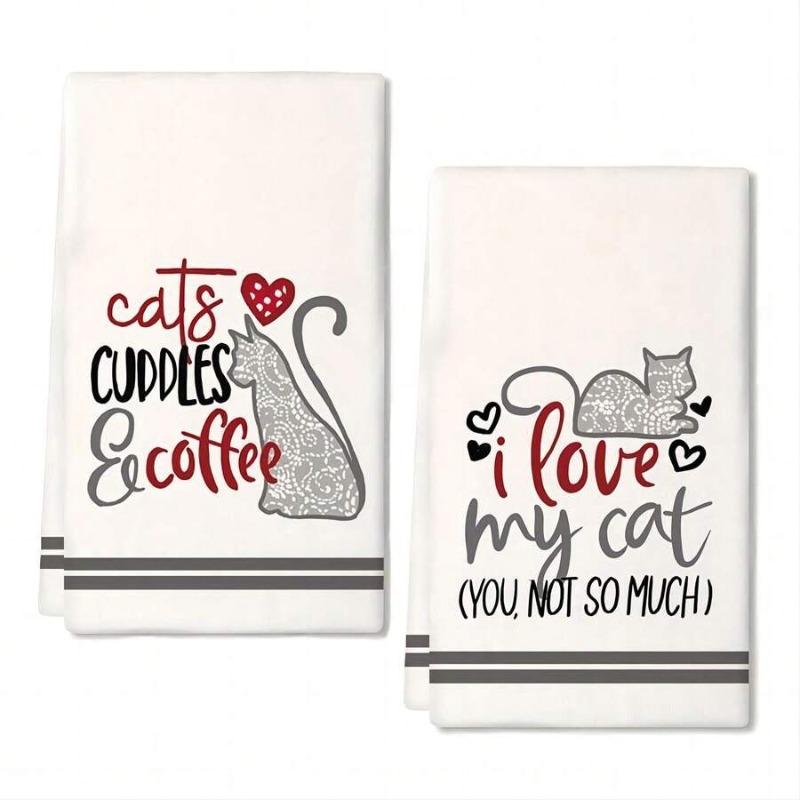 2 шт. кухонных полотенец, наборы полотенец, Супервпитывающие мягкие чистящие салфетки, кухонный декор, кухонные принадлежности, бытовые принадлежности, чистящие салфетки