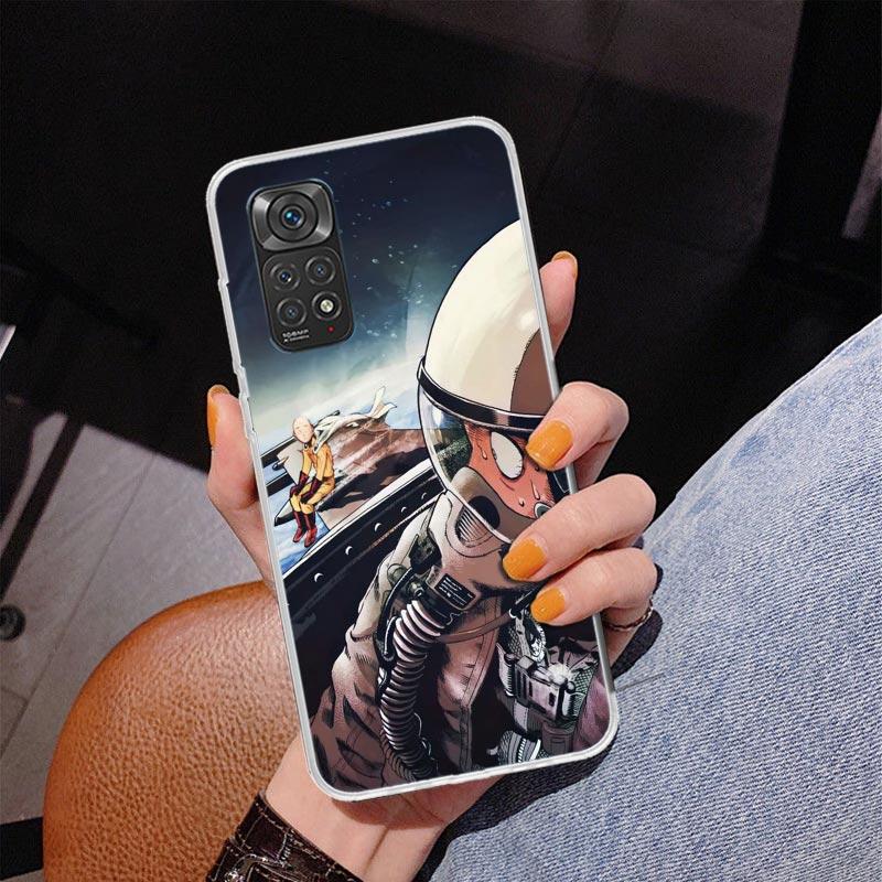 Чехол для телефона с аниме One-Punch Man для Xiaomi Redmi Note 15 14 13 12S 12 11 Pro Plus 14S 11S 11E 10 10S 11T 5G Персонализированный чехол Re