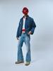 Sunday Fruit Market Market Vintage Work Jacket Blue