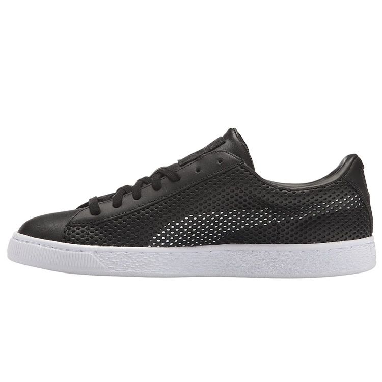 Puma Basket Classic Summer Shade Легкие Прочные Низкие Повседневные Кроссовки Мужские Кроссовки Черные 363616-01
