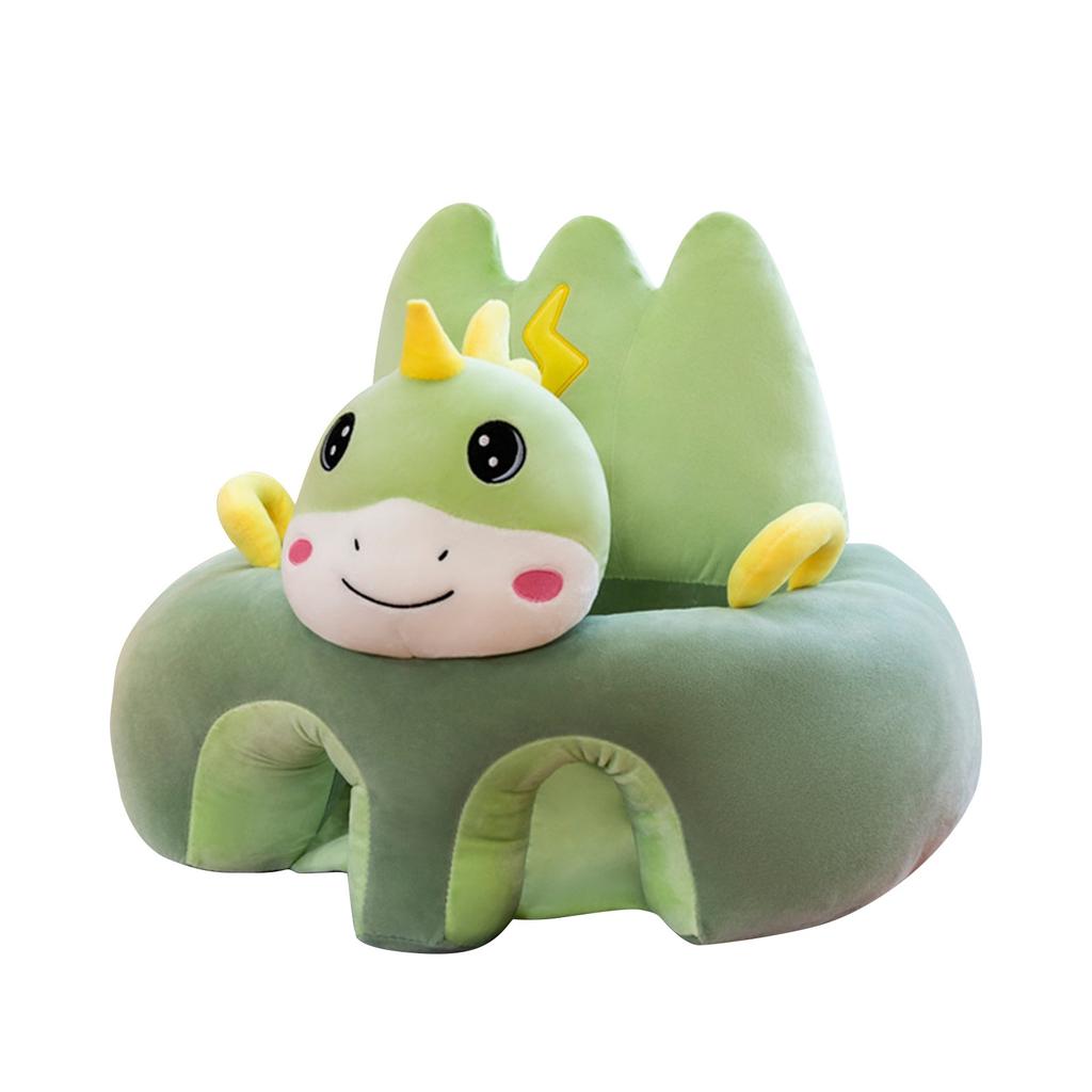 Детский чехол на стул, чехол для дивана в форме милого животного, обучающий чехол на сиденье, плюшевый чехол для игрушек, портативный хлопковый чехол для обучения мультяшному ребенку, без наполнителя, хлопковый чехол на стул