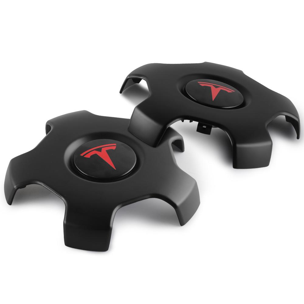 4Pcs For Tesla Model 3 OEM 1529680-A Original Hubcaps Car Wheel Center Cover Auto Hub Caps Emblem Replacement 18-inch Huncap