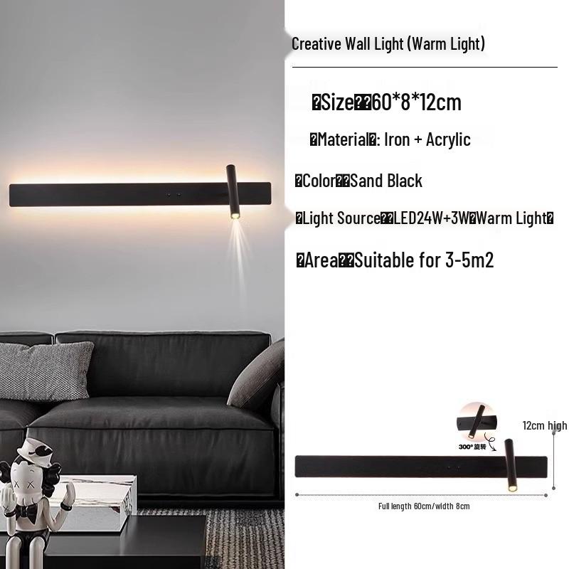 Светодиодный потолочный светильник Nordic: Современное теплое освещение для спальни или кабинета