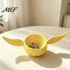 Exquisite Jewelry Storage Tray Angel Wing Trinket Dish, 3D Printed Multi-Functional Bowl for Small Earrings Rings Necklaces Keys Succulents,
