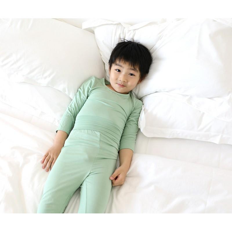 Baby Cotton Underwear Set Kids Long Sleeve Pajamas Boys Girls Winter