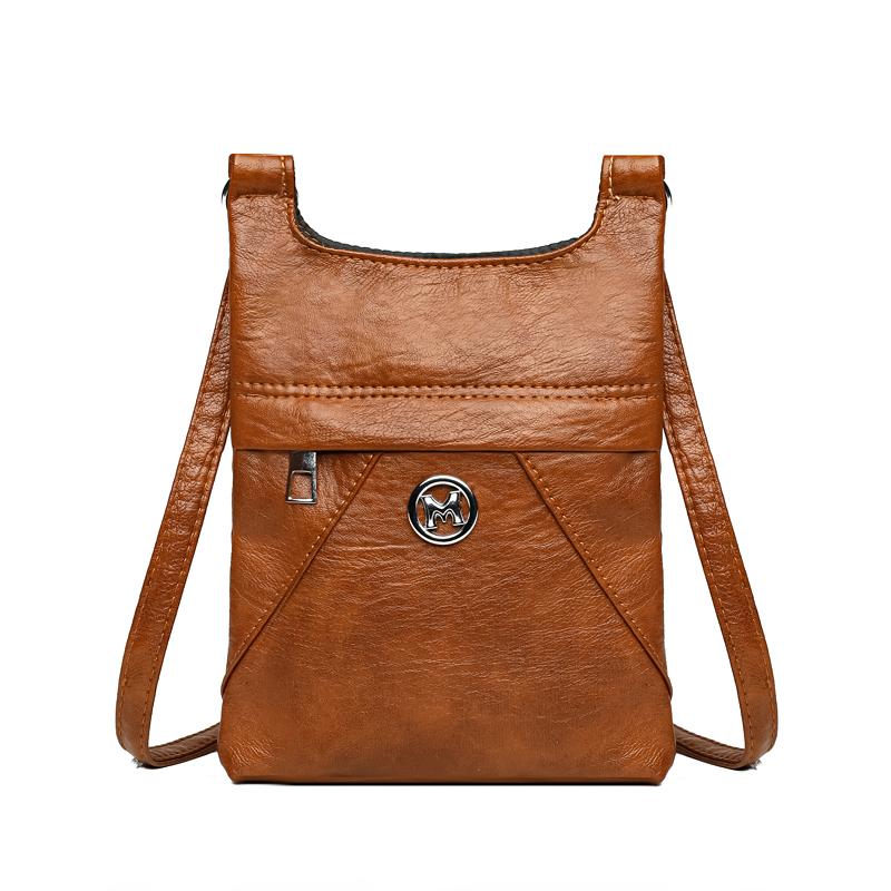 Женская сумка, большая вместимость, сумка через плечо, мягкая кожаная сумка через плечо