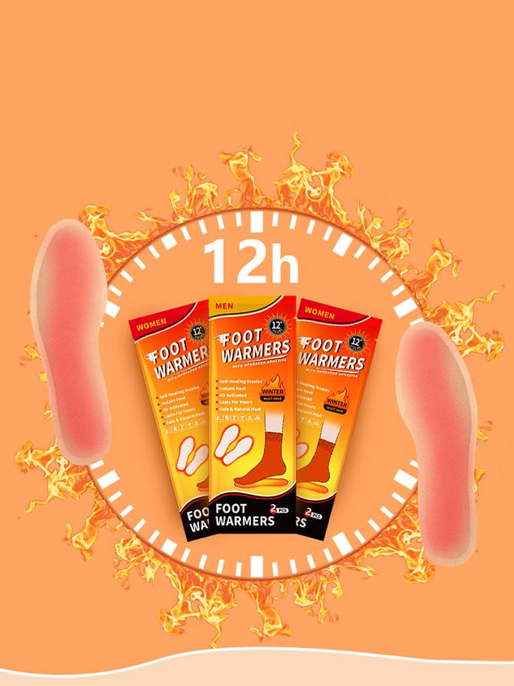 10 пар стелек-грелок для ног, одноразовые, активируемые воздухом, с постоянным теплом, для охоты и активного отдыха