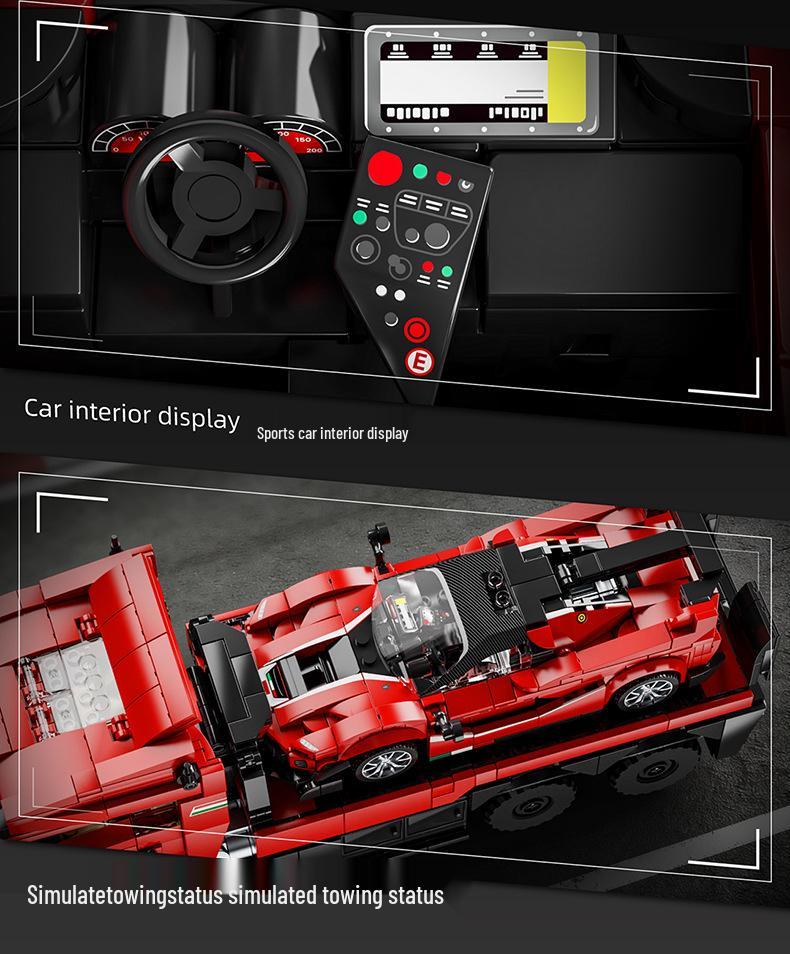 Детский конструктор-игрушка «Голова тягача Scania» для самостоятельной сборки