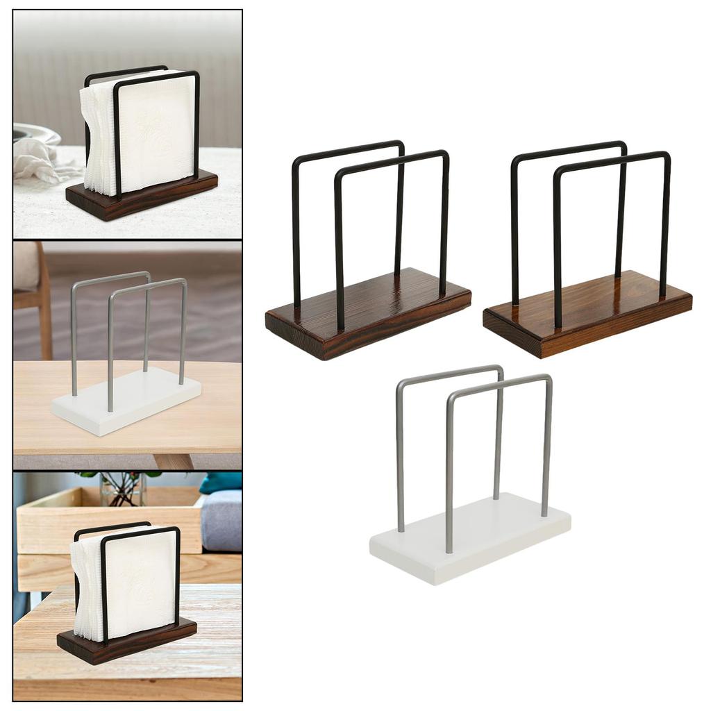 Vertical Napkin Holder Desktop Ornament Creative Tissue Dispenser for Dining