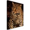 Canvas Print Leopard Wildlife Nature